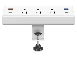 Desk Edge Mount Power Strip