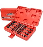 AKM TOOL 8PCS Magnetic Nut Driver Set, 6 Inches Long Nut Drivers, Nut Drivers for Impact Drill, L...
