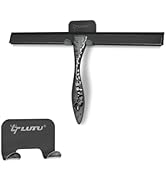 All-Purpose Silicone Shower Squeegee for Shower Glass Door,with 1 Hooks,for Bathroom Glass, Car, ...