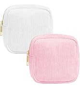 Lestp 2Pcs Small Makeup Pouch Period Bag Mini Makeup Bag for Women Teens Cute Sanitary Napkin Sto...