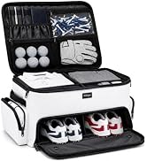 Golf Trunk Organizer with Separate Ventilated Compartment for 2 Shoes | 2 Layer Storage, Up To Us...