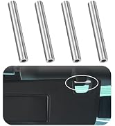 Stainless Sun Visor Repair Kit for Jeep Wrangler JK JKU 2007 to 2017, Visor Tubes for Jeep Wrangl...