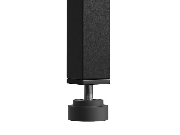 Adjustable feet to protect floors