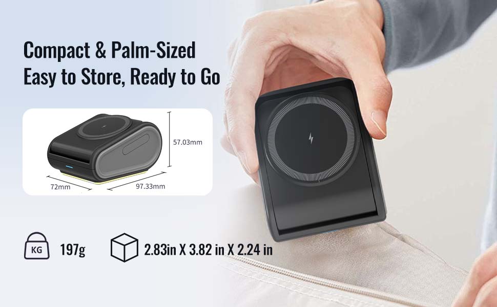 Multi-Device Desktop Stand for Office/Home/Bedside 4-in-1 Simultaneous Charging