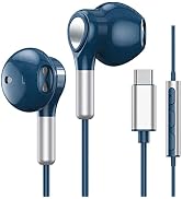 USB C Headphones for Samsung Galaxy S23 Ultra S22 S21 FE S20 A54 A53 USB C Earphones with Microph...