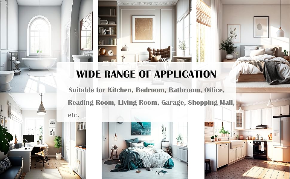 suitable for kitchen, bedroom, bathroom, office and school
