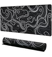 YUNZII Keynovo Gaming Mouse Pad, Large Mouse Pad, Non-Slip 4mm Laptop Gaming Desk Pad,Waterproof ...