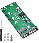 ELUTENG M.2 NGFF to SATA Adapter Card B Key/B & M Key SSD Converter NGFF M2 to 2.5 Inch SATA III ...