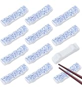 beinkmake 10Pcs Porcelain Chopsticks Rest Ceramic Chopstick Holder for Dinner Spoons Forks Paint ...