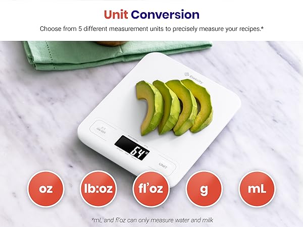 Covert the measurement units from oz to g easily.