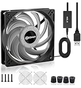 MEGAttA 120mm High Speed 2500 RPM Low Noise External Cooling Fan,for Receiver,Raspberry, PlayStat...