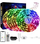 LED Lights for Bedroom 100 FT(4 Rolls), QZYL LED Strip Lights with App Control, Sync to Music 505...