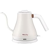 Mecity Electric Kettle Stainless Steel Gooseneck Water Kettle Water Boiler for Pour Over Coffee F...