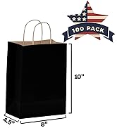 Black gift bags with handles