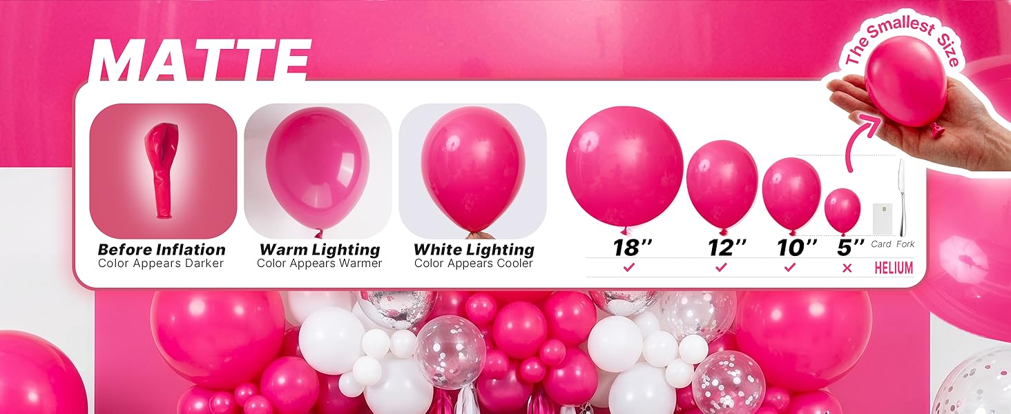 Hot Pink Balloons