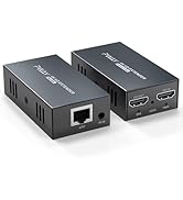 4K@60Hz HDMI Extender Over Ethernet (Cat7/Cat6/Cat5e) to 200ft/330ft- Ultra HD Signal, Seamless T...