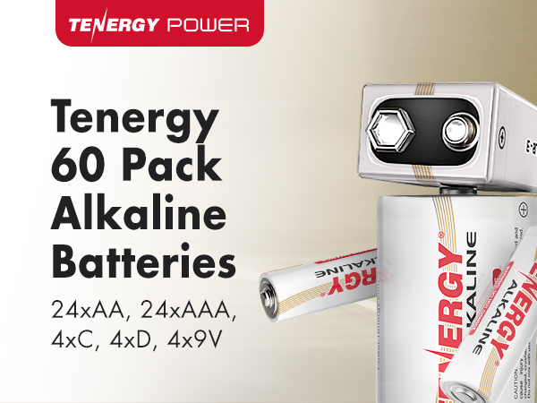 Long lasting single-use alkaline batteries