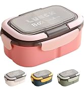 WYGLHLF Adult Lunch Box, Leak-Proof Bento Box for Work, Camping & Meal Prep, Microwave & Dishwash...