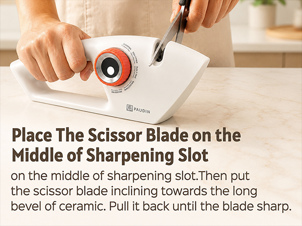 sharpening scissor