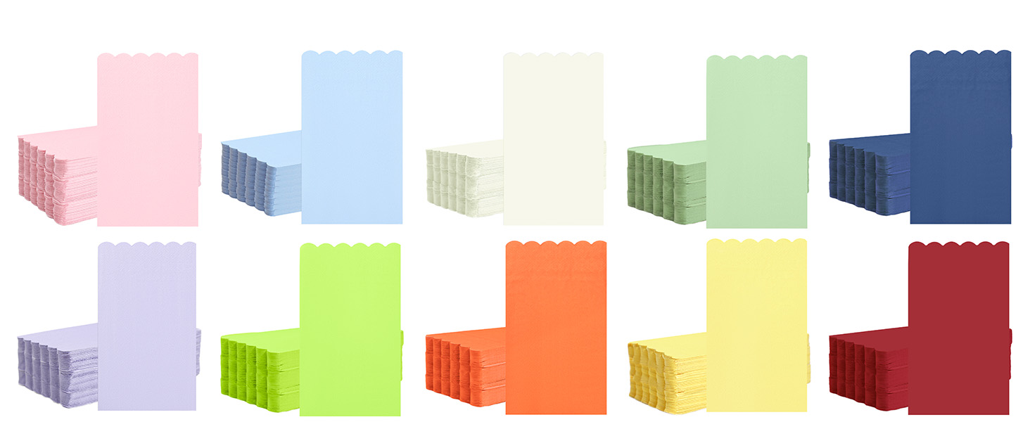 scalloped dinner napkins disposable hand towels for bathroom guest napkins scalloped paper napkins