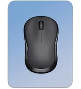 Dapesuom Small Mouse Pad, 6 x 8 Inch Thick Rubber Premium-Textured Non-Slip Portable & Washable M...
