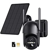 4G LTE No WiFi Security Camera Include SD&SIM Card (Verizon AT&T T-Mobile), 2K Solar Powered Cell...