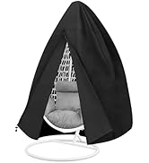 MEKOTRIN Egg Chair Cover Outdoor 75'', Waterproof Single Seat Hanging Rocking Chair Cover for Pat...
