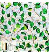 Kromapolis Window Privacy Film Decorative Stained Glass Tint for Home Decor, UV Blocking Heat Con...