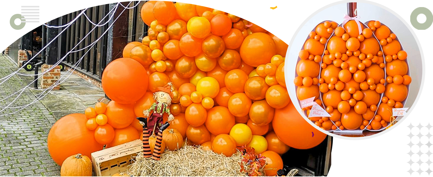 PartyWoo Orange Balloons