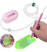 Electric Diamond Painting Pen, Ultra-Quiet =40?dB, 1.5?m Silicone Hose, 3-Speed Adjustable Suctio...