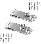 Door Locks Hasp Latch, 5 Inch Stainless Steel Safety Packlock Clasp Hasp Lock Latch, Extra Thick ...