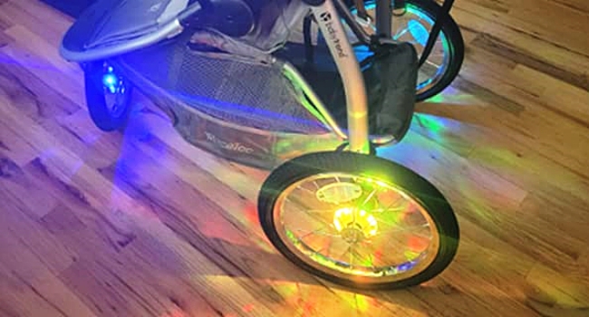 Cool Wheel Accessories for Bikes, E-bikes or Wheelchairs with a Hub Diameter Less Than 30 mm!