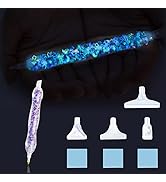 Resin Diamond Painting Pen, Diamond Art Pen, Glow in The Dark Handmade Diamond Dot Pens for Diamo...