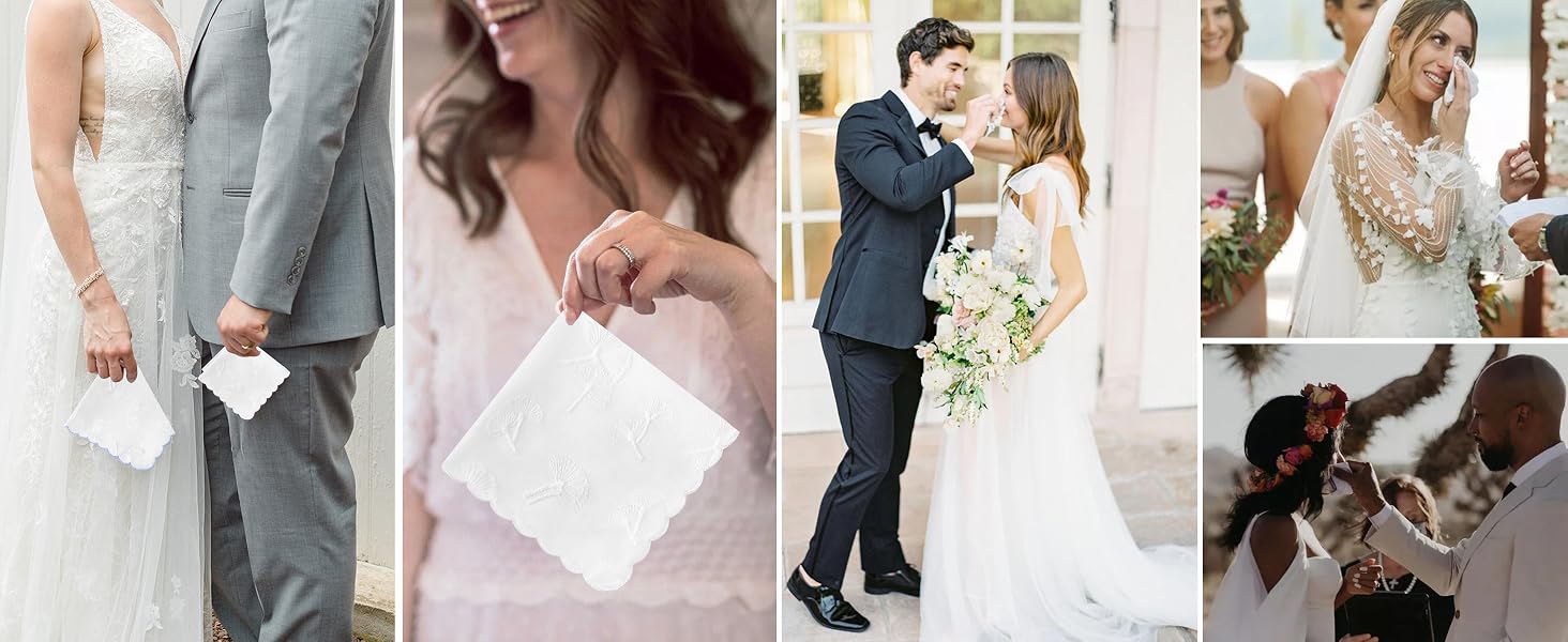 bridal handkerchiefs