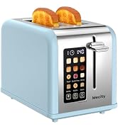 Mecity 2 Slice Touch Screen Toaster, 1.5
