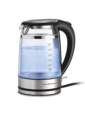 double wall glass kettle