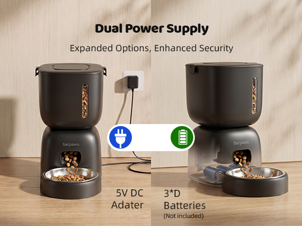 automatic cat food dispenser,automatic pet feeder,dog food dispenser,timed cat feeders for dry food