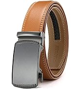 CHAOREN Mens Belt Leather Ratchet Belt - Customizable Fit, Effortless Style (35mm)
