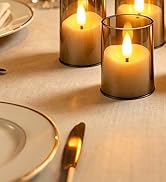 Rechargeable Flameless Candles with Timer Remote
