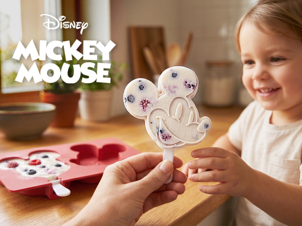Mickey Shaped Popsicle Molds