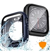 2-Pack Goton Waterproof Apple Watch Case for SE/Series 6 5 4 Screen Protector 44mm, 360 Protectiv...