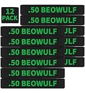 Miaozhun 12 Pack 50 Beowulf Magazine Marking Bands 50 Beowulf Magazine Ammo Caliber Identificatio...
