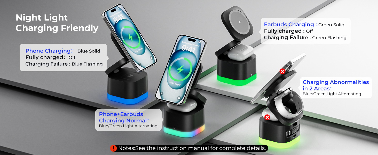nightstand charging station