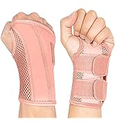 NuCamper Wrist Brace Carpal Tunnel Right Left Hand for Men Women, Night Wrist Sleep Supports Spli...