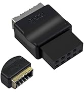 IYUANEPRO USB 2.0 9Pin to Type-E Motherboard Header Extension Adapter, USB 9-Pin Female to Type E...