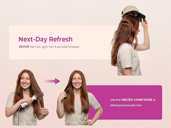 For dry hair - EASY RESTYLE