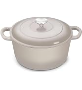 TeamFar Dutch Oven, 6QT Enameled Cast Iron Dutch Oven Cooking Pot with Lid & Dual Handles, for Br...