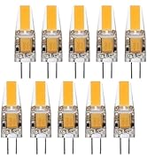 Sxminer G4 LED Bulb AC/DC12V Bi-Pin Base 1.6W LED COB Light Bulbs 10W Halogen Bulb Replacement 16...