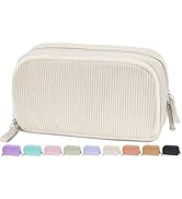 Sooez Big Capacity Pencil Case Pen Pouch, Soft Corduroy Pencil Bag with 3 Compartment, Multiple P...