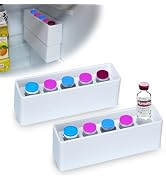 YOUSHARES Insulin Vial Case Fridge Holder - Stackable Storage Caddy Peptide Vials Protector, 5-Sl...